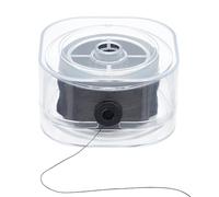 PH PandaHall 0.2mm Beading Thread, 200m Waxed Cotton Thread String for Seed Beads Sewing Thread Non-elastic Thread Cord with Organizing Case for Beading Jewellery Making Leather Crafting, Black