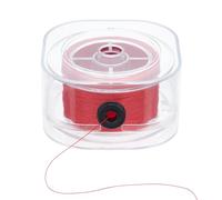 PH PandaHall 0.2mm Beading Thread, 200m Waxed Cotton Thread String for Seed Beads Sewing Thread Non-elastic Thread Cord with Organizing Case for Beading Jewellery Making Leather Crafting, Red