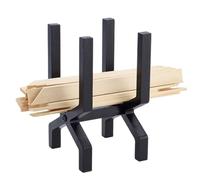 PH PandaHall 1 Sets Wooden Palo Santo Holder, X Shape Incense Holder Black Stick Stand Small Incense Sticks Holders for Home Yoga Studio Altar Spiritual Decor Christmas Eid Mubarak