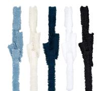 PH PandaHall 10 Yards 5 Colors Denim Ribbon Strip 1.37" Fringe Trim Ribbon Jean Fabric Ribbon Sewing Trim Strips for Wedding Invitations Gift Wrapping Christmas Easter Party Decoration