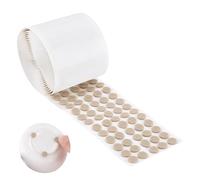 PH PandaHall 1000pcs Self Adhesive Felt Pads Felt Cabinet Door Bumpers 10mm Small Beige Felts Bumpers 2mm Thin Felts Dots Cabinet Door Protector Stopper for Furniture, Chair Legs, Drawers