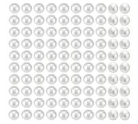 PH PandaHall 100pcs 2.5mm Sterling Silver Spacer Beads Silver Round Smooth Beads Tiny Craft Bead Loose Bead for Bracelets Necklaces Earrings Jewelry DIY Crafts Making, Hole 1mm