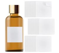 PH PandaHall 100pcs Bottle Labels Oil Labels Printable Wine Bottle Stickers Blank Adhesive Stickers for Jar Tins Sealing Home Wedding 2.5x2.5 Inch, White