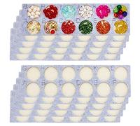 PH PandaHall 10pcs Bead Mat Beading Boards Bead Design Trays Felt Jewellery Bracelet Organizer Storage Tray for Jewellery Making Creating Bracelets Necklaces and Other Jewellery 8.6x2.5” / 22x6.3cm