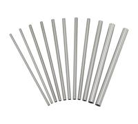 PH PandaHall 11pcs Mandrels for Jewelry Making 5 Sizes Carbon Steel Rod 5 Inch Long Hollow Round Tubing Straight Metal Tube for DIY Craft Wind Chime Wire Wrapping Forming Rings 3.5/4.2/5/7/9mm
