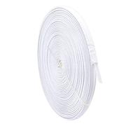 PH PandaHall 12 Yards 10mm Corset Boning Cotton Covered Polyester Sewing Garment Accessories Bra Boning Tool for Corsets, Bridal Gowns, Evening Gowns, Lingerie, Hats Making, White