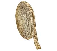 PH PandaHall 12 Yards 20mm Polyester Gimp Braid Trim for Costume DIY Crafts Sewing Jewellery Making Curtain Decoration Costume Accessories, Goldenrod