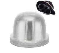 PH PandaHall 12pcs Clear Plastic Hat Shaper 7.8" Round Display Stand Rack Hat Holder Display Racks for Beanies Fedora Hats Bucket Hats Forms Blocks Heads Reshaper Moldes Retail Storage and Shipping