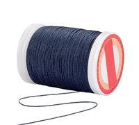 PH PandaHall 131 Yards 0.5mm Waxed Cord Gray Waxed Polyester Thread | Gray Waxed String Twine Beading Cord for DIY Bracelet Making Necklace Crafting Jewellery Supplies Macrame Projects