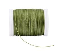 PH PandaHall 131 Yards Waxed Cord, 0.5mm Olive Green Wax Cord Waxed Round Beading Crafts String Wax Threads for DIY Beading Bracelet Necklaces Dreamcatcher Jewelry Macrame Sewing Project