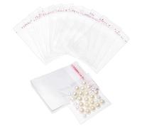 PH PandaHall 1400pcs Clear Cellophane Bags, 7x5cm Self Adhesive Opp Bag Sealable Small Transparent Treat Bags for Packaging Beads Earrings Candy Cookies Biscuit Chocolate Cake Jewellery Cards Gift