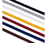 PH PandaHall 15.3 Yards x 0.47 inch Earth Tones Gimp Trim Braid Lace Trim Centipede Braid Trim Decorative Craft Lace Ribbon Sewing Trim for Upholstery Curtain Costume Crafts Sewing