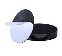 PH PandaHall 15cm Felt Furniture Pads 3.5mm Thick Black Lamp Base Felt 8pcs Self Adhesive Felts Tape Round Fabric Felts Pads Non-Slip Protection Pad for Furniture Floors Protector DIY Craft
