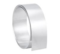 PH PandaHall 16.4ft Aluminum Flashing, 2 inch Wide Metal Strip Sheet Metal Foil Roll Sheet Strip Aluminum Roof Panels Aluminum Sheet Foil Strips for DIY Craft Sealing Door Window Repair Garden