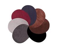 PH PandaHall 16pcs 8 Colors Oval Elbow Suede Fabric Appliques Cloth Iron On and Sew On Knee Patches for Sweatshirt Loose T Shirt Blouses Tops Accessories, 4.3 x 5.5Inch
