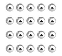 PH PandaHall 1830pcs 925 Sterling Silver Plated Round Beads, 2mm Seed Beads Seamless Smooth Spacers Round Ball Spacers Waist Bead for Necklace Earring Layered Bracelet Jewellery Making