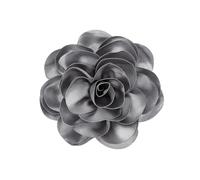 PH PandaHall 18cm Flower Brooch, Floral Hair Clips Large Rose Brooch Elegant Big Flower Brooch Lapel Pin for Women Dress Wedding Party Hair Accessories Clothes Jewellery Gifts, Silver
