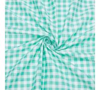 PH PandaHall 1m x 1.6m Cotton Poplin Fabric Green Tartan Plaid Cotton Fabric By The Yard, Checkered Gingham Fabrics for Sewing Quilting Apparel Tablecloths Curtains DIY Home Decor