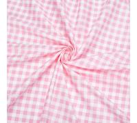 PH PandaHall 1m x 1.6m Cotton Poplin Fabric Pink Tartan Plaid Cotton Fabric by The Yard, Checkered Gingham Fabrics for Sewing Quilting Apparel Tablecloths Curtains DIY Home Decor