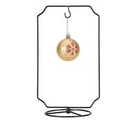 PH PandaHall 1pc Iron Ornament Display Stand Black Rectangular Hanger Rack Hook for Desktop Tabletop Decoration Wedding Ornaments Tree Holder Display, 6.30x10.75 inch