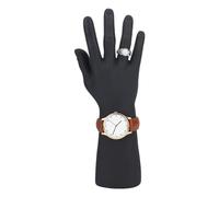 PH PandaHall 1pc Smooth Male Hand Model Black Display Stand Rack Glove Display Rack Mannequin Right Hands Jewelry Display Holder for Rings Bracelet Watch Home Selling Small Business, 11.4" Height