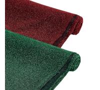 PH PandaHall 2 Colors Christmas Glitter Fabric 1.5m Wide Metallic Sparkly Fabrics Shiny Red Netting Fabric Green Stretch Fabrics for Xmas Sewing Garment Dress DIY Craft Wedding Decor, 2m