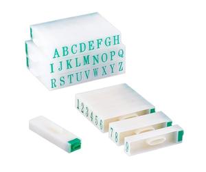 PH PandaHall 2 Sizes Detachable Number Stamp 0-9 Initial Number Stamps, Combination Initial Rubber Stamps for Card Tag Making Photo Album Journaling Scrapbooking Crafting Teaching, 11x17mm