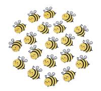 PH PandaHall 20pcs Bee Iron on Patches 2.2 inch Yellow Bee Embroidered Patches Cute Applique Patch Repair Patch for Clothing Applique for Backpacks Coats Clothing Jacket Jeans Pants Dress Hat