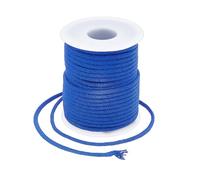 PH PandaHall 21.8 Yards 3mm Nylon Braided Cord Nylon Thread Piping Cord Bracelet String Kumihimo Beading String Macrame Cords for Necklace Jewellery Making Leatherwork Sewing DIY Crafts (Blue)