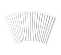 PH PandaHall 22 Sizes Mandrels for Jewellery Making Carbon Steel Rod 1-4.5mm Solid Wire Wrapping Rods Round Metal Bar with Plastic Findings for DIY Craft Forming Rings Tools, 14.8cm Long