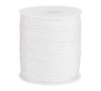 PH PandaHall 220m Nylon Thread White Lift Shade Cord 1mm Nylon String for Jewelry Making Wind Chime Replacement String Kumihimo Macrame Thread for Braided Lift Shade Cord Windows Rollers Repair