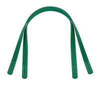 PH PandaHall 24 Inch Leather Bag Handles, 2pcs Green Leather Bag Straps 0.7 Inch Wide Sew on Purse Handles Short Handbag Strap Replacement Handle for DIY Handbags Shoulder Bags Tote Crochet Bag Repair