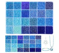 PH PandaHall 24000pcs 2mm Blue Glass Seed Beads 24 Colors 12/0 Waist Bead Mini Friendship Bracelet Bead Tiny Craft Beads for Jewellery Making Summer Beach Decor DIY Bracelet Necklace Earrings