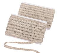 PH PandaHall 26 Yards Gimp Braid Trim 5/8 inch Woven Braid Trim Brown Upholstery Trims for Sewing Polyester Woven Gimp for Home Decoration Slipcover Curtains Dress Making Handicrafts