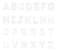 PH PandaHall 26pcs Alphabet Shell Beads, Letter Ocean Charm A-Z Freshwater Shell Beads Capital Beach Charms Summer Seashell Pendant for Initial Necklace Bracelet Earring Jewelry Making