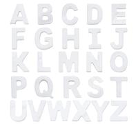 PH PandaHall 26pcs Letter Shell Beads Alphabet Letter Beads Natural Freshwater Pearl Shell Bead A-Z Letters Initial Bead for Wedding Boho DIY Necklace Bracelet Earring Jewellery Making