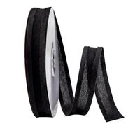 PH PandaHall 27 Yards Black Bias Binding, 3/4 inch Double Fold Bias Tape Polycotton Bias Binding Tape Hemming Ribbon Continuous Bias Tape DIY Garment for Craft Sewing Seaming Hemming Piping Quilting