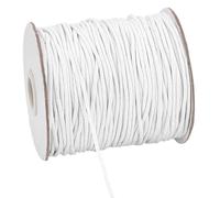 PH PandaHall 2mm Waxed Cord, 99 Yards White Waxed Cotton Threads Wax Cord Waxed Beading String Twine for DIY Bracelet Necklaces Dreamcatcher Jewellery Making Sewing Macrame Sewing Project