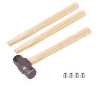 PH PandaHall 2pcs 15 inch Hammer Handle Replacement Wood Hammer Handle with 4pcs Iron Wedges Multifunctional Wooden Handles for Sledge Hammers Hatchet Axe Tool DIY Projects Workshop Essential