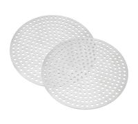 PH PandaHall 2pcs 304 Stainless Steel Perforated Sheet, 6" Perforated Metal Sheets 4mm Aperture Expanded Mesh Screen for Floor Drain Cover Window Ventilation Grill Decorative Panel