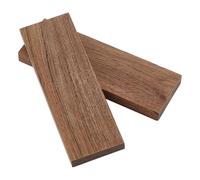 PH PandaHall 2pcs Blank Scales Wood Handle, Desert Ironwood DIY Handle Hardwoods Material Knife Handle Scales Blanks Unfinished Wood Board for DIY Crafts Engraved Guitar Bodies, 4.72x1.61x0.43 Inch