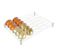 PH PandaHall 30 Grids Coffee Pods Holder Coffeesules Storage Tray Clear Pod Organizer Stand Acrylic Insert Drawer for Home Kitchen 12.6x9.8 Inch