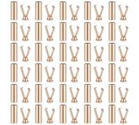 PH PandaHall 30 Sets Cord End Tips, Gold Shoelace Clasp Metal Shoe Lace End Caps Shoelace Cord Tips Replacement for Hoodie Casual Sneakers Shoestrings DIY Repairing