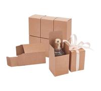 PH PandaHall 30PCS Christmas Box Mini Gift Box Paper Boxes with Lids Cardboard Box Candy Packaging Boxes for Xmas Crafting Gifts Warpping Wedding Festival, 5.1x5x6.95cm