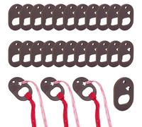 PH PandaHall 30PCS Wood Embroidery Floss Organizer Winding Board Wood Floss Organizer Board Embroidery Thread Bobbins Cross Stitch Thread Organizer for DIY Sewing Supplies Thread Organization Oval