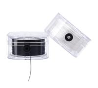 PH PandaHall 350 Yards Elastic Cord, 0.3mm Stretchy String Elastic Thread Black White Stretchy Bracelet Strings Elastic Thread with Organizing Case for Bracelet Necklace Jewellery DIY Craft Making