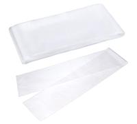 PH PandaHall 39.4"x5.9" Long Plastic Poster Bags 100 Pack Clear Plastic Storage Sleeves Poster Poly Bags Art Picture Board Bag for Painted Banners Artwork Poster Blueprint Sleeves Narrow Items