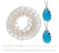 PH PandaHall 3m Gallery Wire, Jewellery Bezel Strip Copper Craft Wires Silver Gemstone Bezels Wire Metal Bezel Strip for DIY Handmade Necklace Earring Bracelet Jewellery Making Women