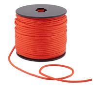 PH PandaHall 3mm Orange Nylon Rope 50m Blinds String Wind Chime Cord Braided Lift Shade Cord for Wall Hangers Bags Camping Outdoor Activities Lanyards