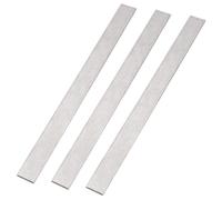 PH PandaHall 3pcs 304 Stainless Steel Flat Bar, 1x11.8 inch Metal Trim Strips Brushed Finish Steel Flat Plate Solid Strip Sheet Filler for Kitchen DIY Craft Making Hardware Manufacturing